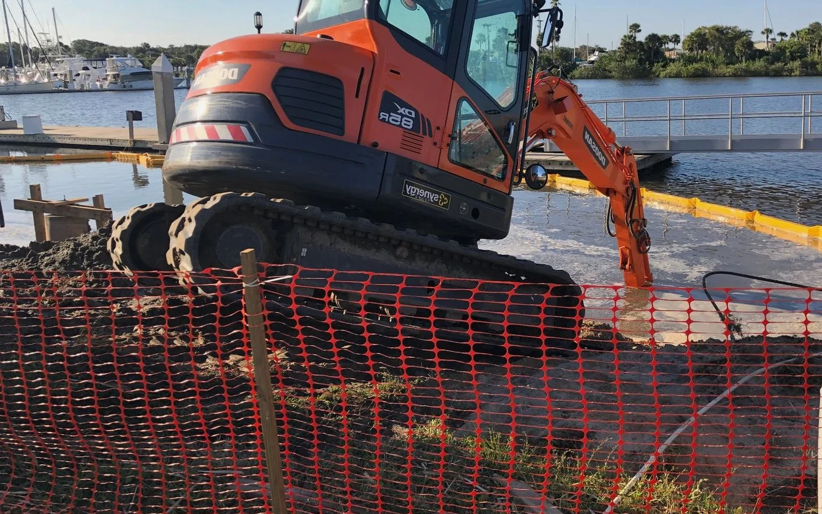 Boat ramp construction across Florida. by AVS Marine in Florida