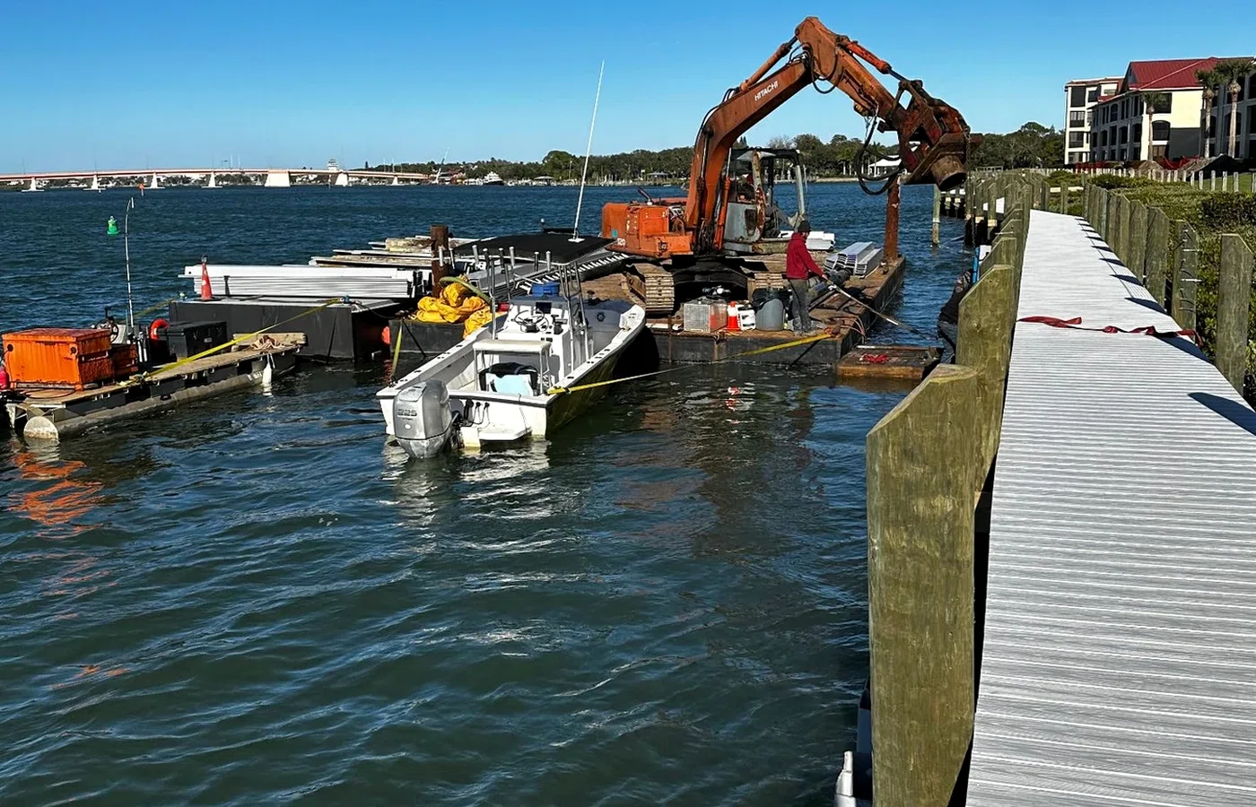Completed AVS Marine waterfront construction project related to Boat ramp construction across Florida.