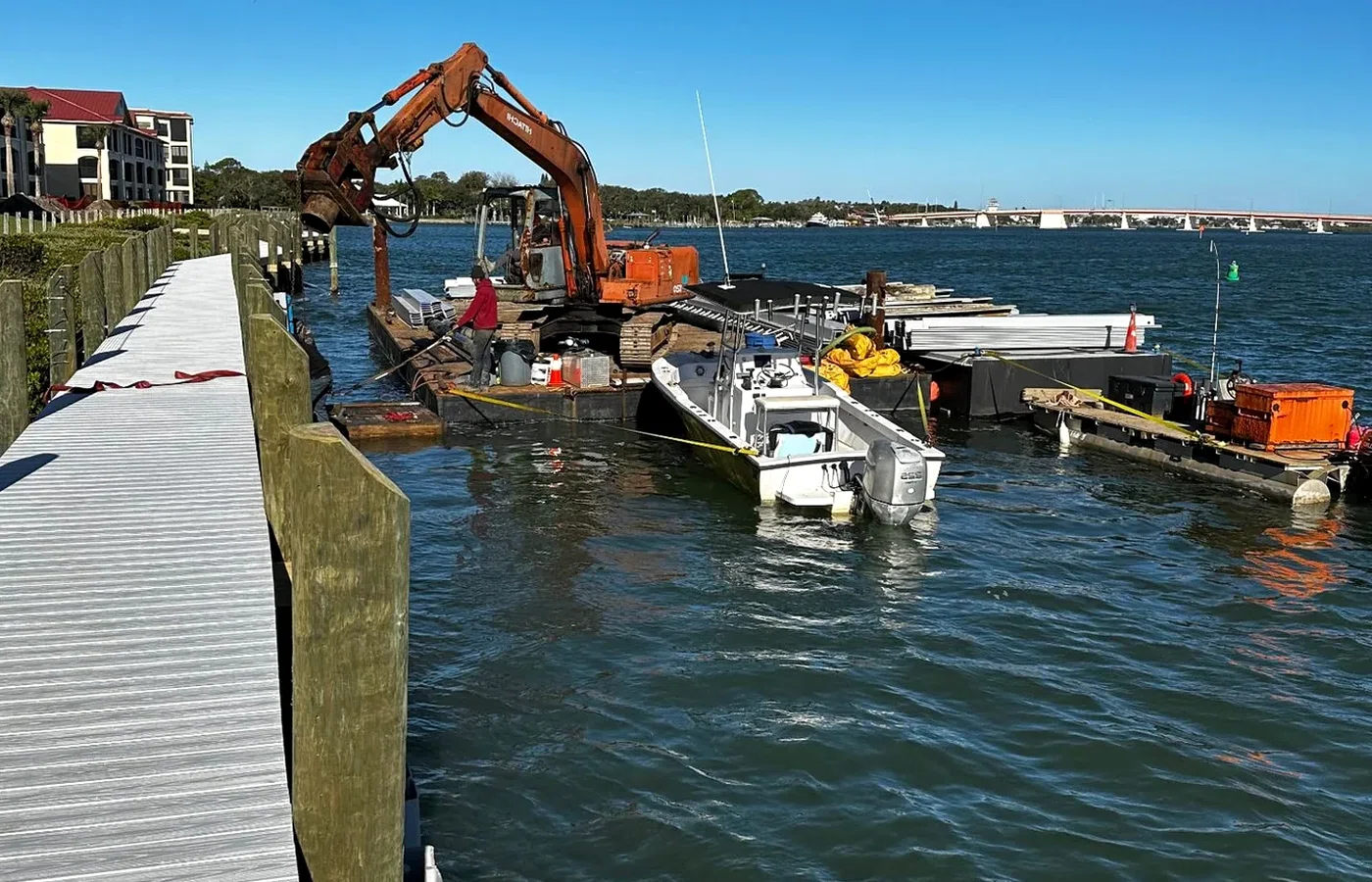 Completed AVS Marine waterfront construction project related to Request a free estimate.