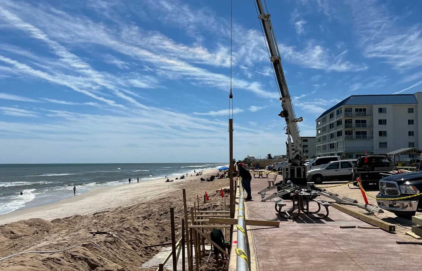 Completed AVS Marine waterfront construction project related to The right material for the water it lives in.