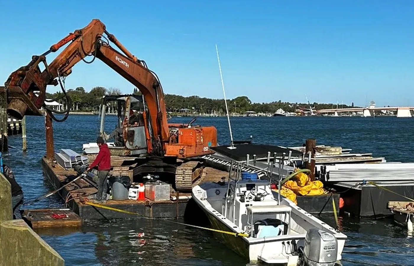 Completed AVS Marine waterfront construction project related to Municipal marine construction in Florida.