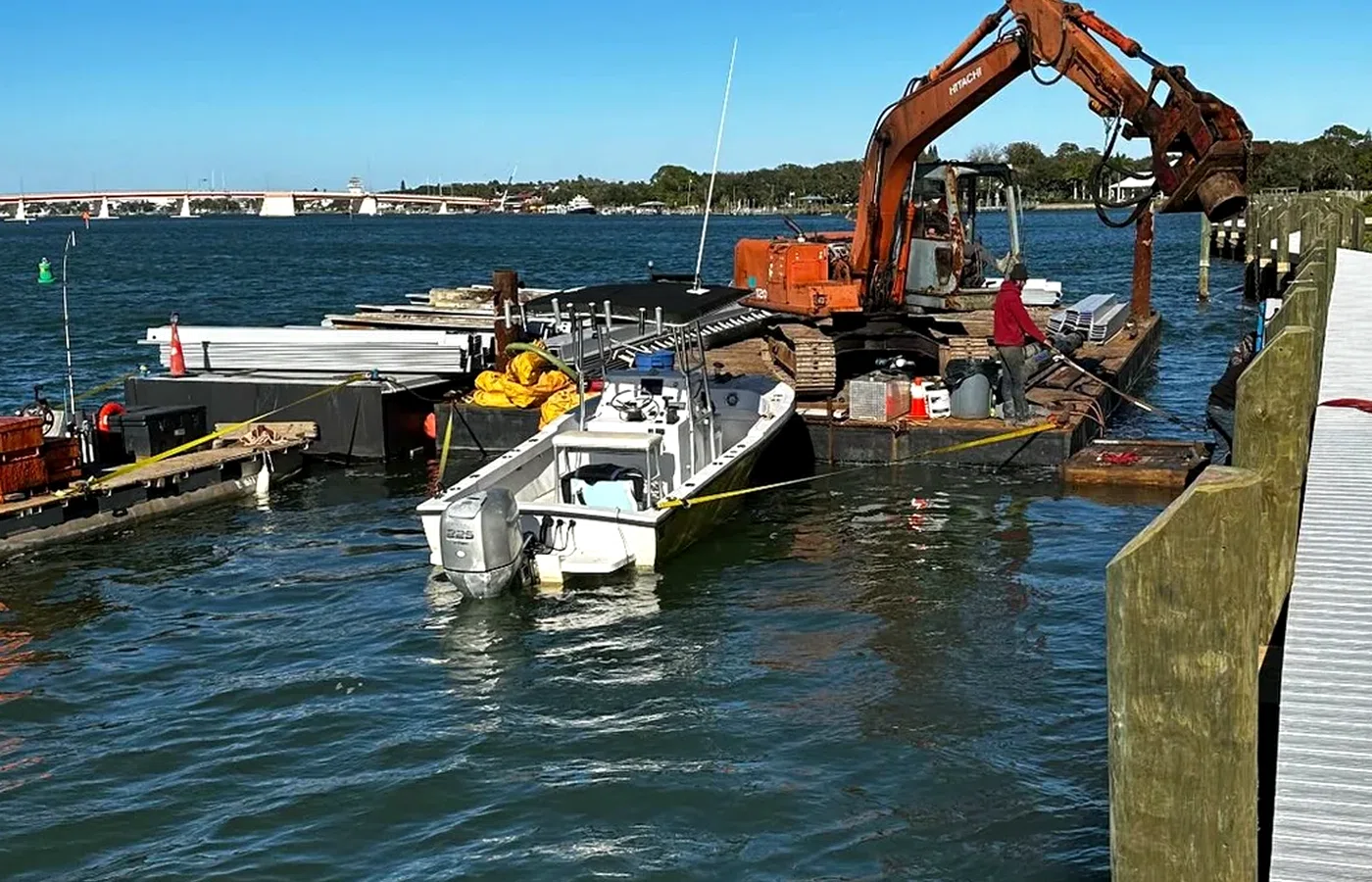 Completed AVS Marine waterfront construction project from the Florida project gallery