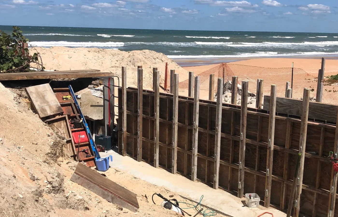 Completed AVS Marine waterfront construction project related to A waterfront checklist for Florida hurricane season