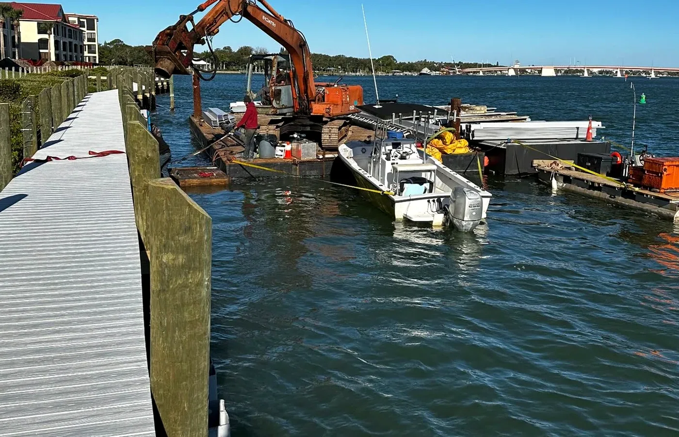 Completed AVS Marine waterfront construction project related to Straight answers about waterfront construction.