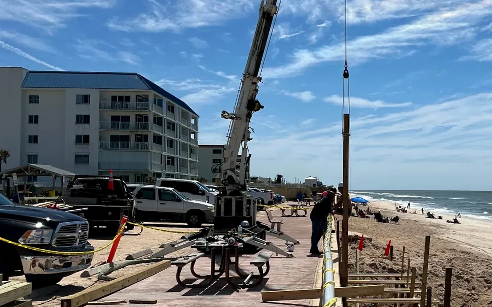 Florida shoreline protection work illustrating coastal stabilization by AVS Marine