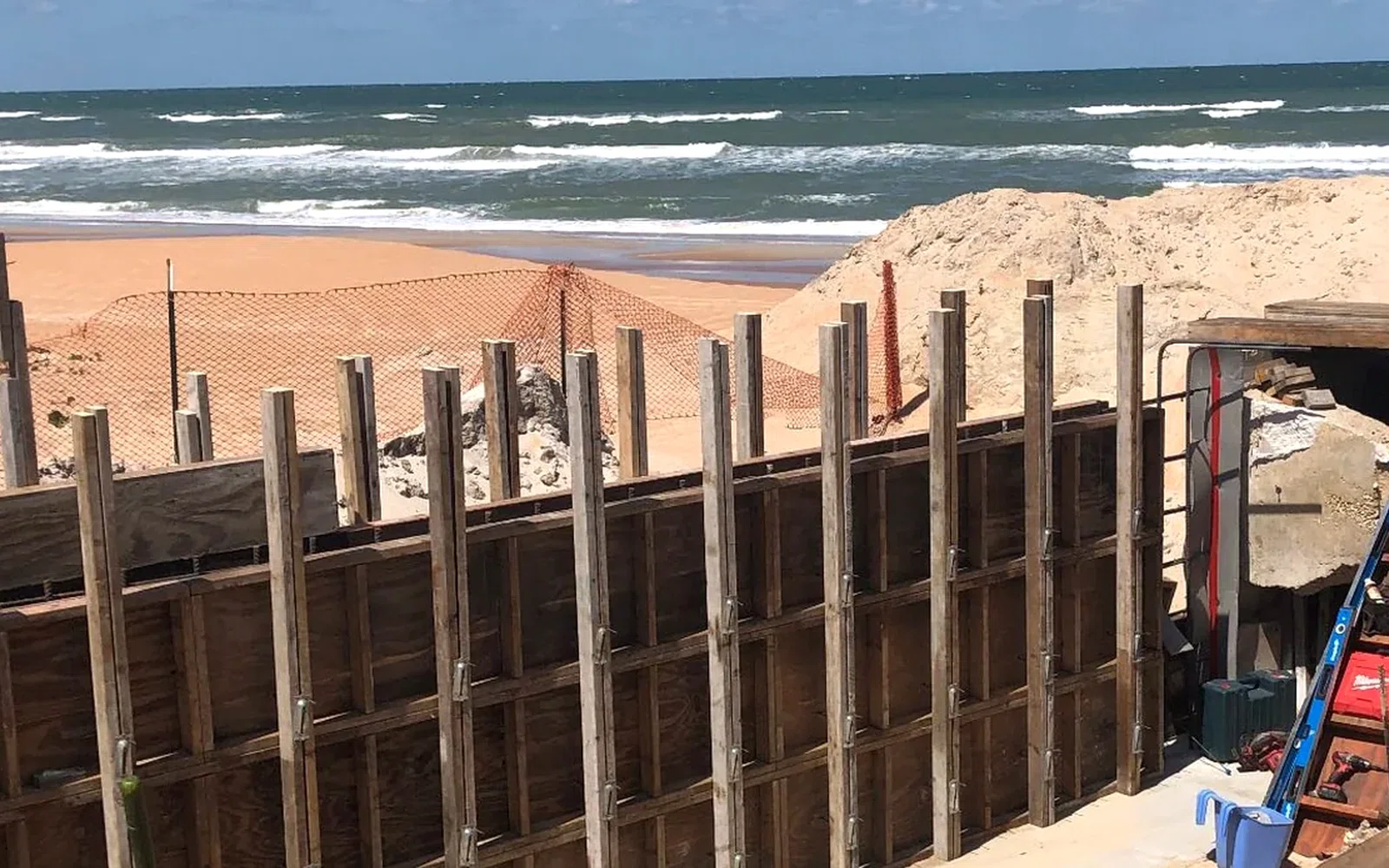 Marine construction in Daytona Beach. by AVS Marine in Florida