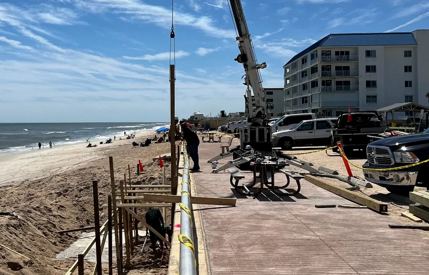 Completed AVS Marine waterfront construction project related to Marine construction in Daytona Beach.
