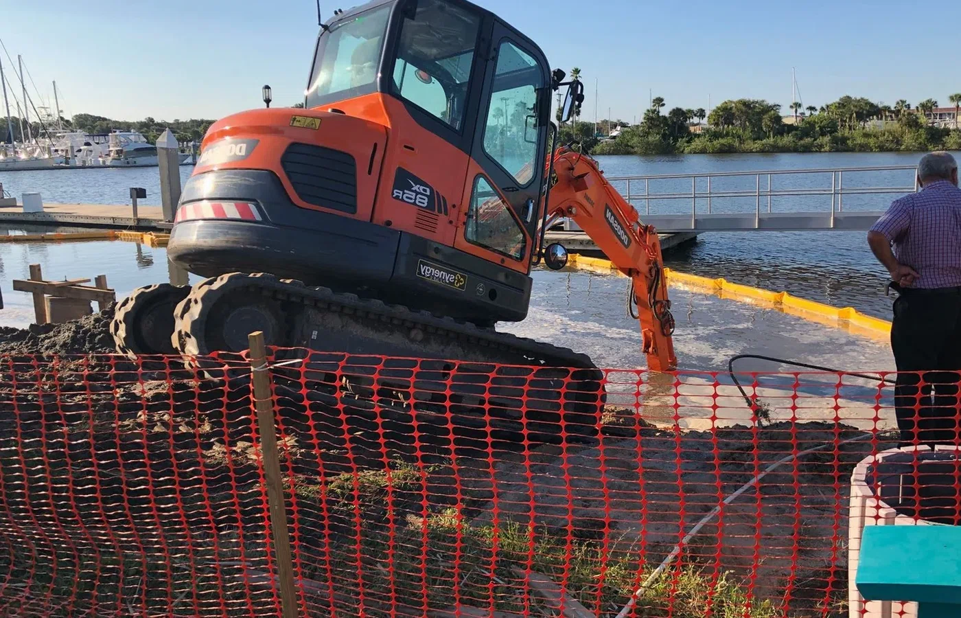Completed AVS Marine waterfront construction project related to Marine construction in Edgewater.