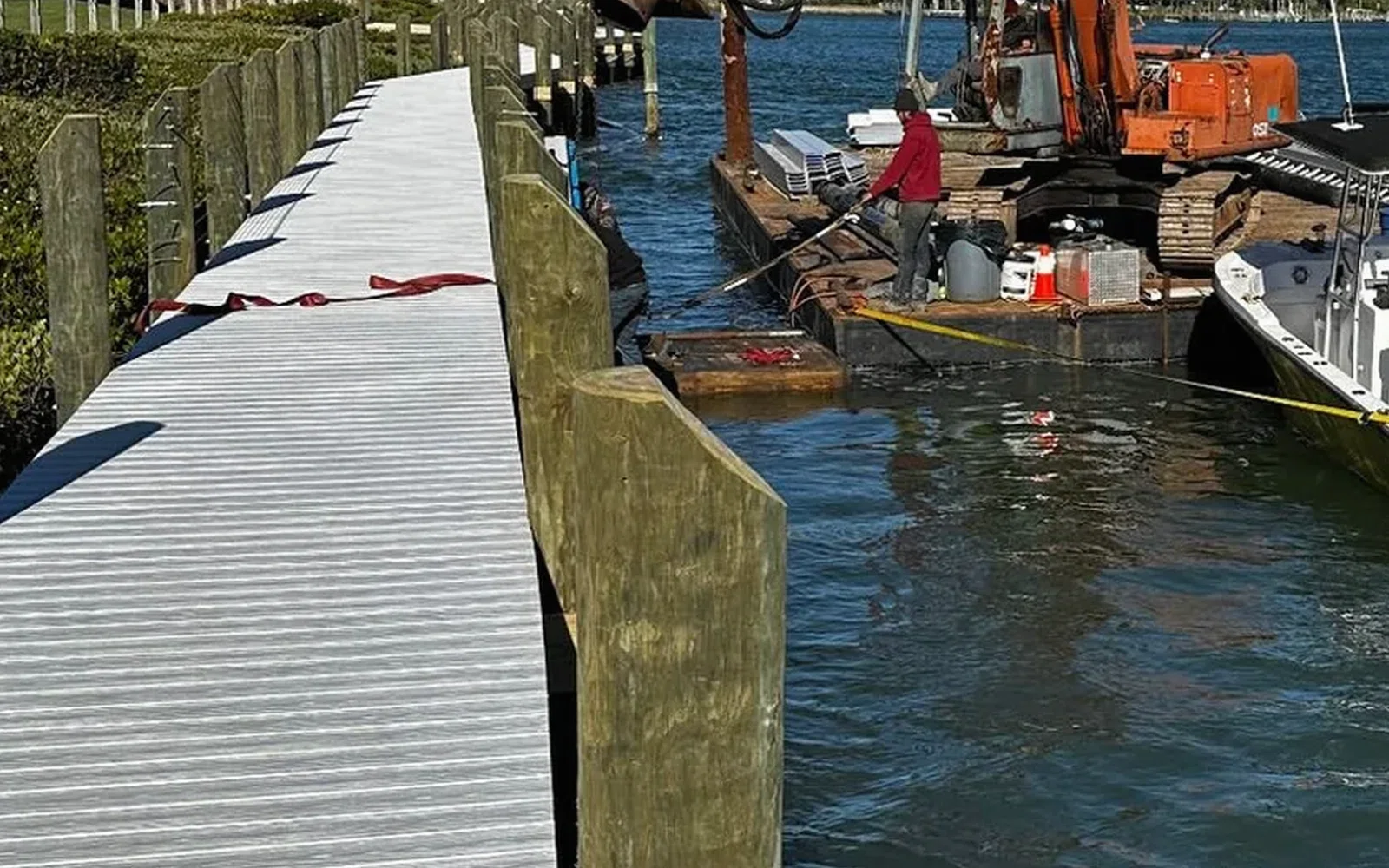 Marine construction in Palm Coast. by AVS Marine in Florida