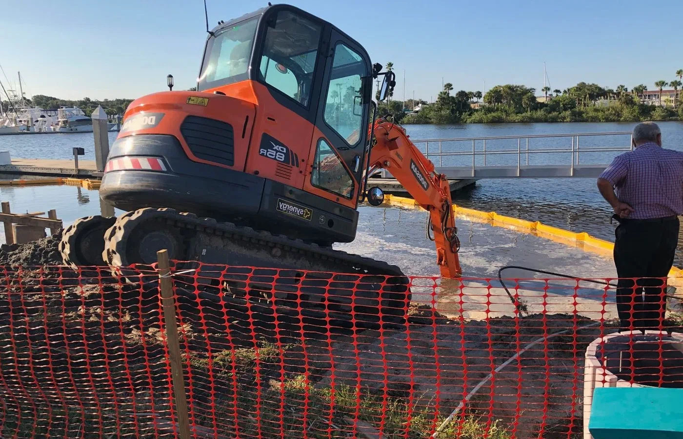 Completed AVS Marine waterfront construction project related to Marine construction in Palm Coast.
