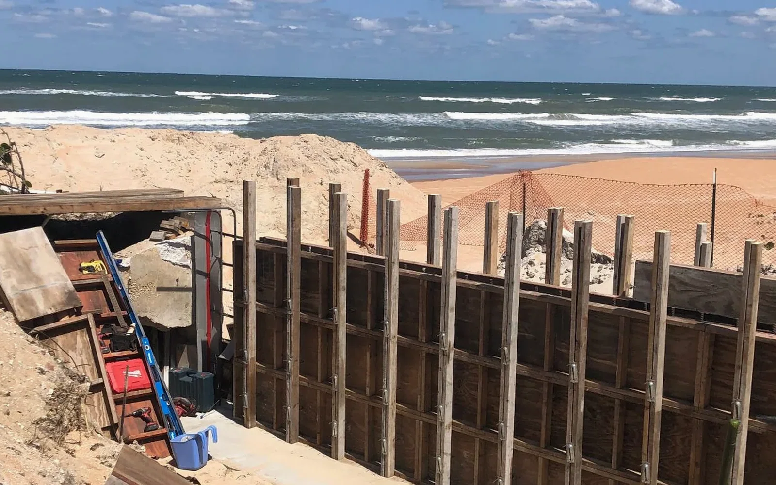 Marine construction in Port Orange. by AVS Marine in Florida
